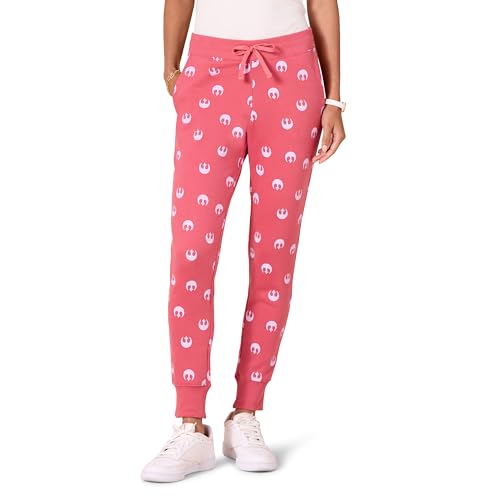 Amazon Essentials Disney | Marvel | Star Wars Damen Jogginghose aus French-Terry-Fleece, Star Wars Rebel Logo, M von Amazon Essentials