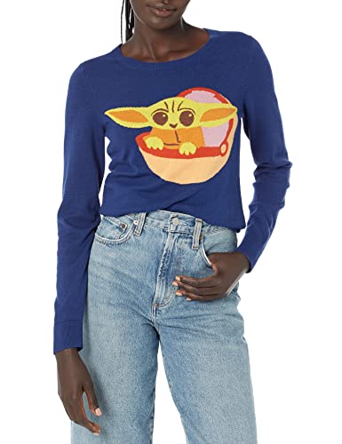 Amazon Essentials Disney | Marvel | Star Wars Damen Leichte Pullover mit Rundhalsausschnitt, Star Wars Grogu - Womens, XXL Amazon Essentials Disney | Marvel | Star Wars Damen Leichte Pullover mit Rundhalsausschnitt, Star Wars Grogu - Womens, XXL von Amazon Essentials