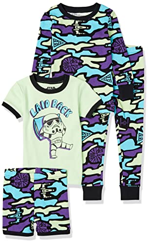 Amazon Essentials Disney | Marvel | Star Wars | Frozen Lot de Pyjamas en Coton, Coupe Ajustée (Déjà Spotted Zebra) Garçon, Star Wars Camo, L (10) von Amazon Essentials