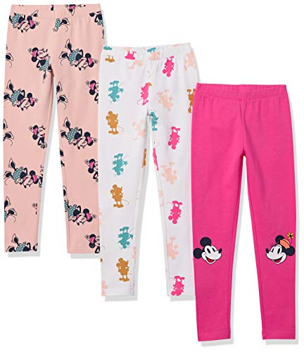 Amazon Essentials Disney | Marvel | Star Wars | Frozen | Princess Mädchen Leggings, 3er-Pack, Mickey, 5 Jahre von Amazon Essentials