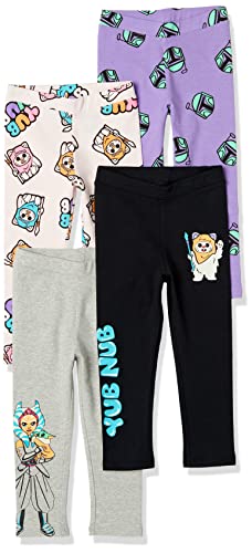 Amazon Essentials Disney | Marvel | Star Wars | Frozen | Princess Mädchen Leggings, 4er-Pack, Star Wars Ewoks, 2 Jahre von Amazon Essentials