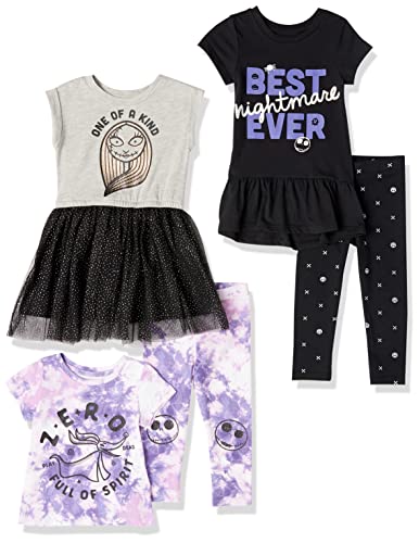 Amazon Essentials Disney | Marvel | Star Wars | Frozen | Princess Mädchen Outfit-Sets zum Kombinieren, 5er-Pack, Monsteraufdruck, 8 Jahre von Amazon Essentials