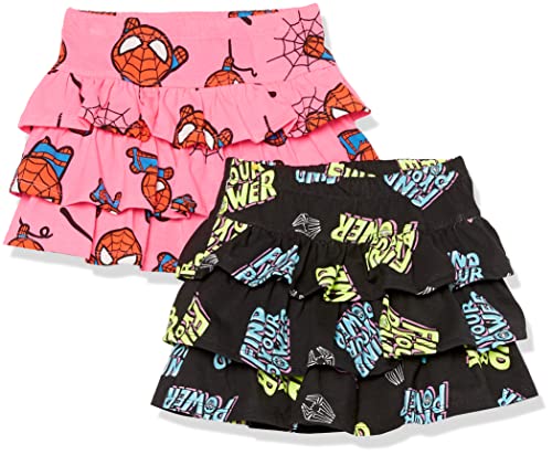 Amazon Essentials Disney | Marvel | Star Wars | Frozen | Princess Mädchen Scooter-Röcke aus Strick mit Rüschen, 2er-Pack, Marvel Spider-Man, 4 Jahre Amazon Essentials Disney | Marvel | Star Wars | Frozen | Princess Mädchen Scooter-Röcke aus Strick mit Rüschen, 2er-Pack, Marvel Spider-Man, 4 Jahre von Amazon Essentials