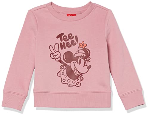 Amazon Essentials Disney | Marvel | Star Wars | Princess Mädchen Sweatshirt aus Fleece mit Rundhalsausschnitt, Minnie Peace - Girls, 9 Jahre von Amazon Essentials