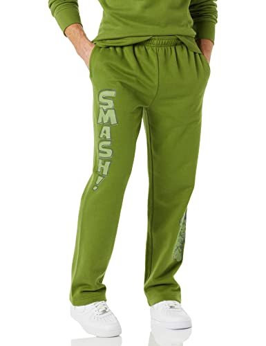 Amazon Essentials Disney | Marvel | Star Wars Herren Fleece-Jogginghose (erhältlich in „Big & Tall“-Größen), Marvel Hulk, XXL von Amazon Essentials