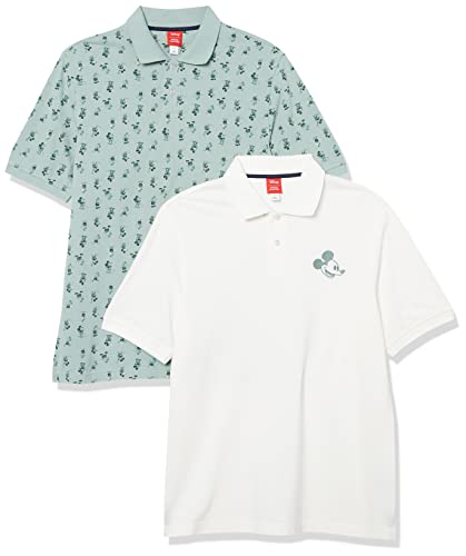 Amazon Essentials Disney | Marvel | Star Wars Herren Piqué-Poloshirt aus Baumwolle, Normale Passform, 2er-Pack, Mickey Peace, M Amazon Essentials Disney | Marvel | Star Wars Herren Piqué-Poloshirt aus Baumwolle, Normale Passform, 2er-Pack, Mickey Peace, M von Amazon Essentials