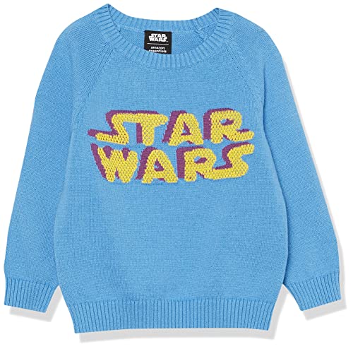 Amazon Essentials Disney | Marvel | Star Wars Jungen Pullover mit Rundhalsausschnitt, Star Wars Darth Vader - Boys, 4 Jahre von Amazon Essentials