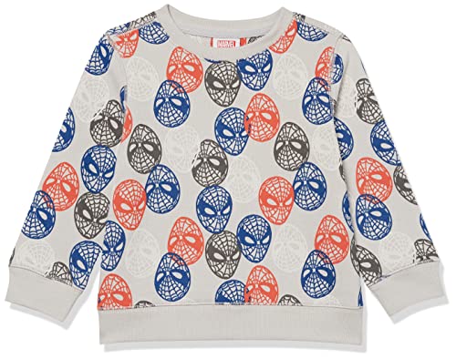 Amazon Essentials Disney | Marvel | Star Wars Jungen Sweatshirts aus Fleece mit Rundhalsausschnitt, Marvel Spider-Man, 11-12 Jahre von Amazon Essentials