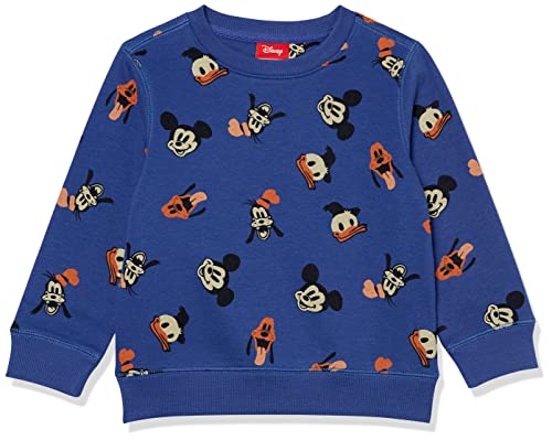 Amazon Essentials Disney | Marvel | Star Wars Jungen Sweatshirts aus Fleece mit Rundhalsausschnitt, Mickey und Freunde, 11-12 Jahre von Amazon Essentials