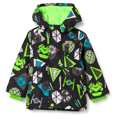 Amazon Essentials Disney | Marvel | Star Wars Jungen Warme Puffermäntel (Früher Spotted Zebra), Neon Star Wars, 8 Jahre von Amazon Essentials