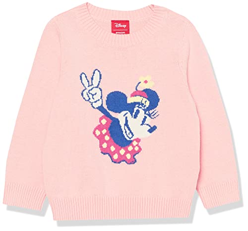 Amazon Essentials Disney | Marvel | Star Wars | Princess Mädchen Pullover mit Rundhalsausschnitt, Minnie Peace - Girls, 11-12 Jahre von Amazon Essentials