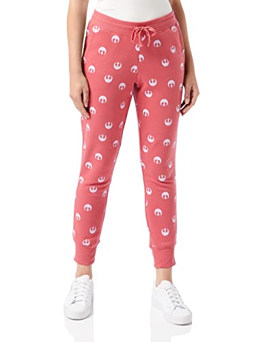 Amazon Essentials Disney | Marvel | Star Wars Damen Jogginghose aus French-Terry-Fleece, Star Wars Rebel Logo, XL von Amazon Essentials