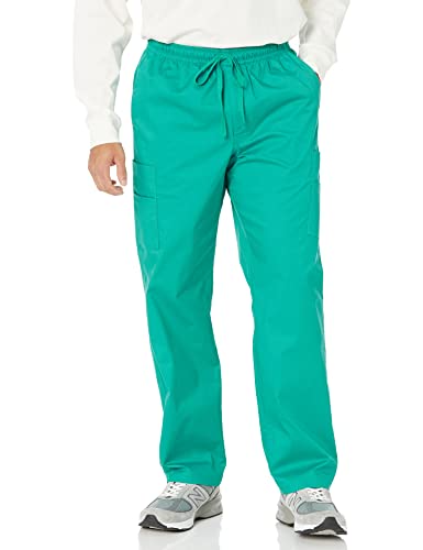 Amazon Essentials Herren Scrub-Hose mit elastischem Kordelzug an der Taille, Smaragdgrün, M Amazon Essentials Herren Scrub-Hose mit elastischem Kordelzug an der Taille, Smaragdgrün, M von Amazon Essentials