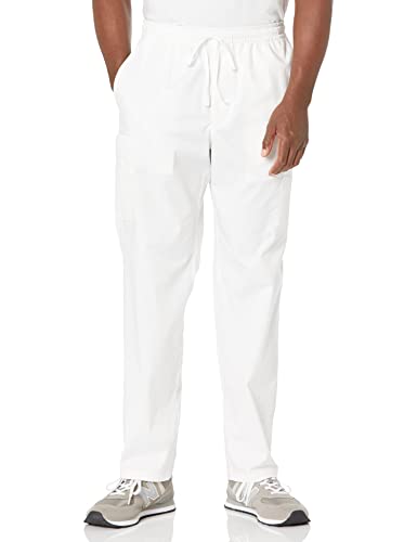 Amazon Essentials Herren Scrub-Hose mit elastischem Kordelzug an der Taille, Weiß, XS Amazon Essentials Herren Scrub-Hose mit elastischem Kordelzug an der Taille, Weiß, XS von Amazon Essentials