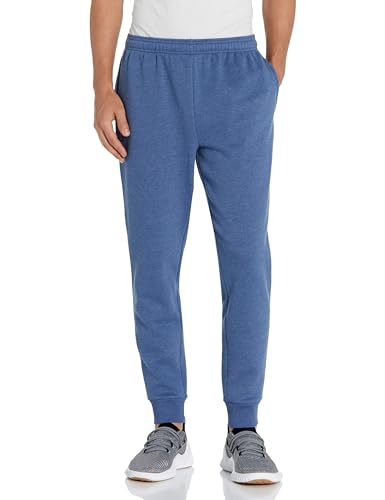 Amazon Essentials Herren Entspannte Jogginghose, Fleece, Bequeme Passform, Blau Heide, S von Amazon Essentials