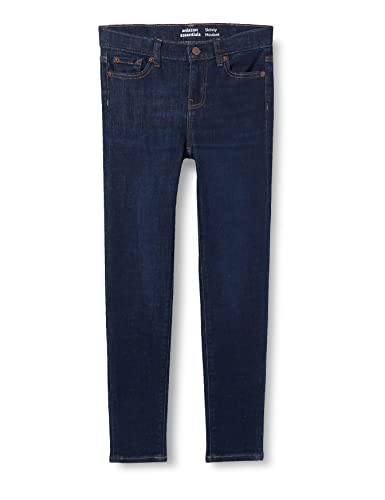 Amazon Essentials Mädchen Skinny-Jeans aus Stretch, Dunkle Waschung, 10 Jahre Große Größen von Amazon Essentials