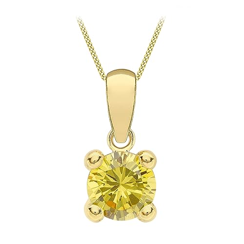 Amazon Essentials Halskette mit Anhänger aus 9-karätigem Gold, Geburtsstein für November (ehemals Amazon Collection) von Amazon Essentials
