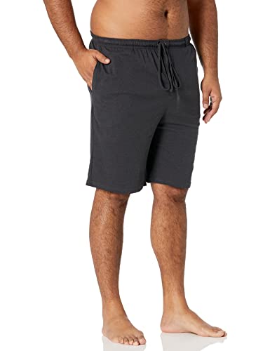 Amazon Essentials Herren 23 cm Schlafanzug-Shorts aus Strick (erhältlich in Big & Tall), Kohlegrau, XL von Amazon Essentials