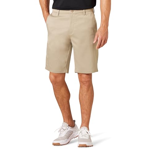 Amazon Essentials Herren 25 cm Lange Cargo-Golfshorts mit klassischer Passform (erhältlich in Big & Tall), Khakibraun, 40W von Amazon Essentials