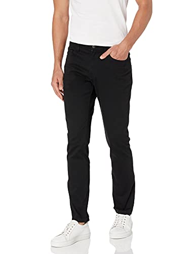 Amazon Essentials Herren 5-Pocket-Chinohose, Komfortabler Stretch, Skinny-Passform (Früher Goodthreads), Schwarz, 31W / 32L von Amazon Essentials