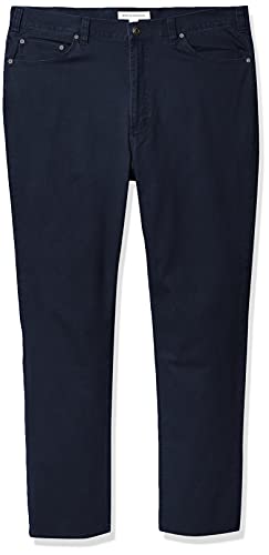 Amazon Essentials Herren 5-Pocket-Stretch-Twillhose, Gerade Geschnitten, Marineblau, 40W / 34L Amazon Essentials Herren 5-Pocket-Stretch-Twillhose, Gerade Geschnitten, Marineblau, 40W / 34L von Amazon Essentials