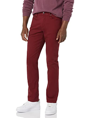 Amazon Essentials Herren 5-Pocket-Stretch-Twillhose, Schlanke Passform, Burgunderrot, 40W / 34L Amazon Essentials Herren 5-Pocket-Stretch-Twillhose, Schlanke Passform, Burgunderrot, 40W / 34L von Amazon Essentials