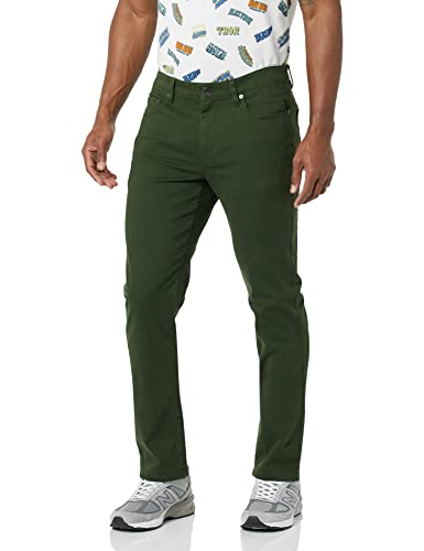 Amazon Essentials Herren 5-Pocket-Stretch-Twillhose, Schlanke Passform, Dunkles Olivgrün, 42W / 30L Amazon Essentials Herren 5-Pocket-Stretch-Twillhose, Schlanke Passform, Dunkles Olivgrün, 42W / 30L von Amazon Essentials