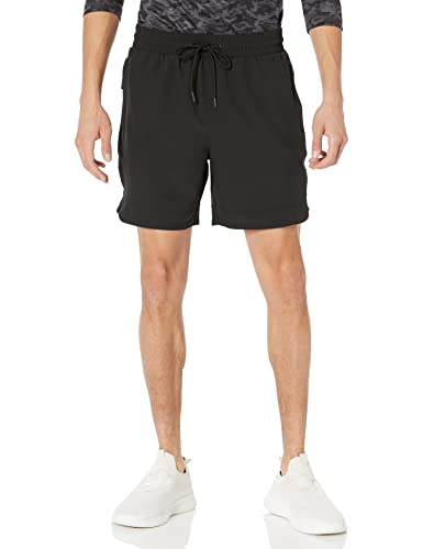 Amazon Essentials Herren Active Stretch Stoff-Shorts, Schwarz, XS von Amazon Essentials