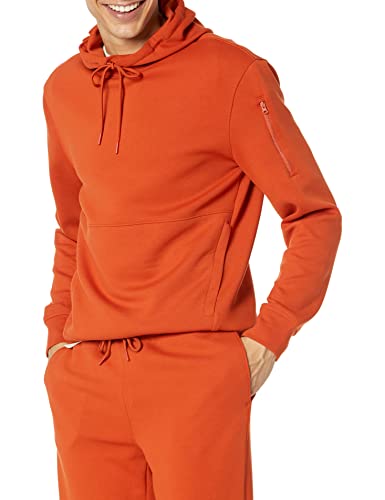 Amazon Essentials Herren Active Sweat Kapuzensweatshirt (Erhältlich In Big & Tall), Rostiges Orange, 4XL Große Größen von Amazon Essentials