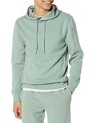 Amazon Essentials Herren Active Sweat Kapuzensweatshirt (Erhältlich In Big & Tall), Salbeigrün, XS von Amazon Essentials