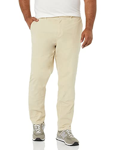 Amazon Essentials Herren Allzweckhose Aus Elastischem Gewebe Mit Doppeltem Kniebesatz (Zuvor Goodthreads), Beige, 31W / 30L von Amazon Essentials
