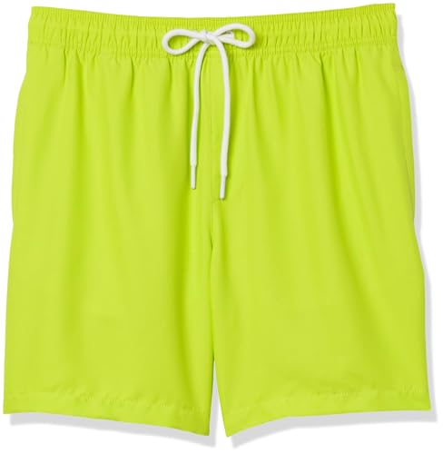 Amazon Essentials Herren Badehose, Schnell Trocknend, 18 cm - Auslauffarben, Lindgrün, XXL von Amazon Essentials