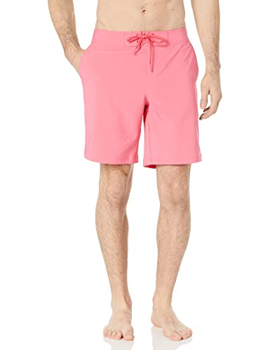 Amazon Essentials Herren Board-Shorts, Intensive Rosa, L von Amazon Essentials