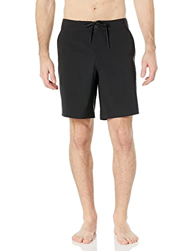 Amazon Essentials Herren Board-Shorts, Verwaschenes Schwarz, M von Amazon Essentials