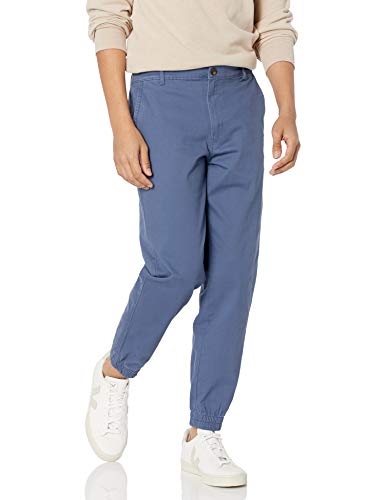 Amazon Essentials Herren Chino-Jogginghose Mit Geradem Schnitt, Indigo, M von Amazon Essentials