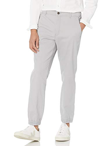 Amazon Essentials Herren Chino-Jogginghose mit schmaler Passform, Hellgrau, M Amazon Essentials Herren Chino-Jogginghose mit schmaler Passform, Hellgrau, M von Amazon Essentials