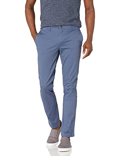 Amazon Essentials Herren Chinohose, Komfortabler, Gewaschener Stretch, Skinny-Passform (Früher Goodthreads), Jeans, 32W / 31L von Amazon Essentials