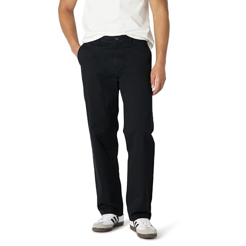 Amazon Essentials Herren Chinohose Aus Baumwolle Mit Lockerer Passform, Schwarz, 28W / 32L Amazon Essentials Herren Chinohose Aus Baumwolle Mit Lockerer Passform, Schwarz, 28W / 32L von Amazon Essentials