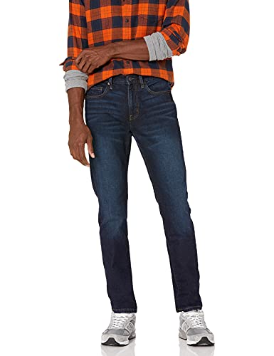 Amazon Essentials Herren Slim-Fit-Jeans, Indigo Waschung, 32W / 28L von Amazon Essentials