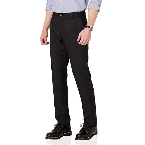 Amazon Essentials Herren Flatfront-Anzughose in schmaler Passform, Schwarz, 42W / 28L Amazon Essentials Herren Flatfront-Anzughose in schmaler Passform, Schwarz, 42W / 28L von Amazon Essentials