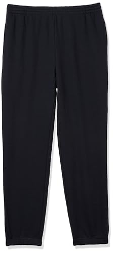 Amazon Essentials Herren Fleece-Jogginghose mit Beinbündchen (erhältlich in Big & Tall), Marineblau, S von Amazon Essentials