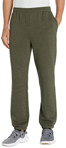 Amazon Essentials Herren Fleece-Jogginghose mit Beinbündchen (erhältlich in Big & Tall), Olivenheide, XXL von Amazon Essentials