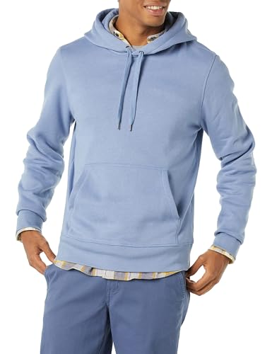 Amazon Essentials Herren Fleece-Sweatshirt mit Kapuze (erhältlich in Big & Tall), Eisblau, XL von Amazon Essentials