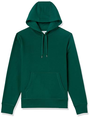 Amazon Essentials Herren Fleece-Sweatshirt mit Kapuze (erhältlich in Big & Tall), Tannengrün, L von Amazon Essentials