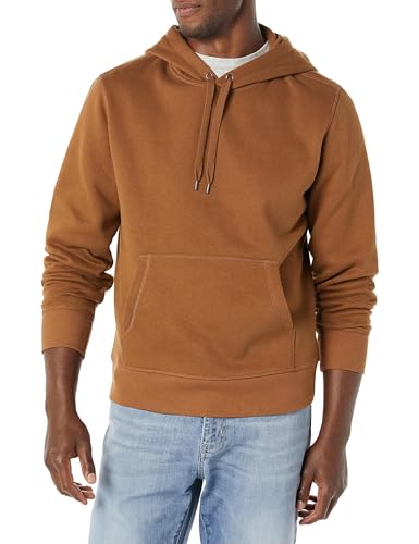 Amazon Essentials Herren Fleece-Sweatshirt mit Kapuze (erhältlich in Big & Tall), Toffee Braun, XL von Amazon Essentials