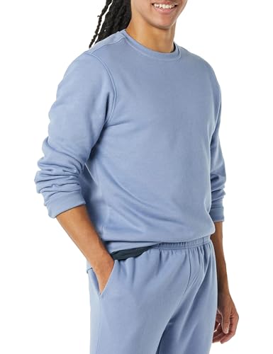 Amazon Essentials Herren Fleece-Sweatshirt mit Rundhalsausschnitt (erhältlich in Big & Tall), Jeans, XXL von Amazon Essentials