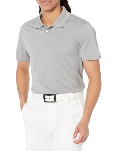 Amazon Essentials Herren Golf-Poloshirt, Schnell Trocknend, Schmale Passform, Hellgrau Meliert, XL Amazon Essentials Herren Golf-Poloshirt, Schnell Trocknend, Schmale Passform, Hellgrau Meliert, XL von Amazon Essentials