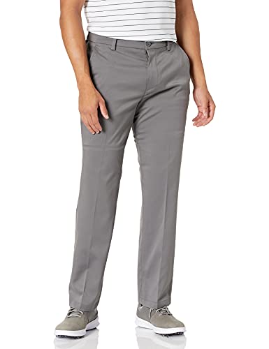 Amazon Essentials Herren Golf-Stretchhose, Klassischer Schnitt (erhältlich in Big & Tall), Grau, 28W / 28L von Amazon Essentials