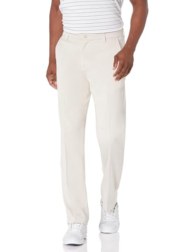 Amazon Essentials Herren Golf-Stretchhose, Klassischer Schnitt (erhältlich in Big & Tall), Stone, 32W / 28L von Amazon Essentials