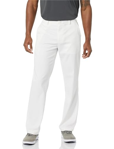 Amazon Essentials Herren Golf-Stretchhose, Klassischer Schnitt (erhältlich in Big & Tall), Weiß, 28W / 29L von Amazon Essentials